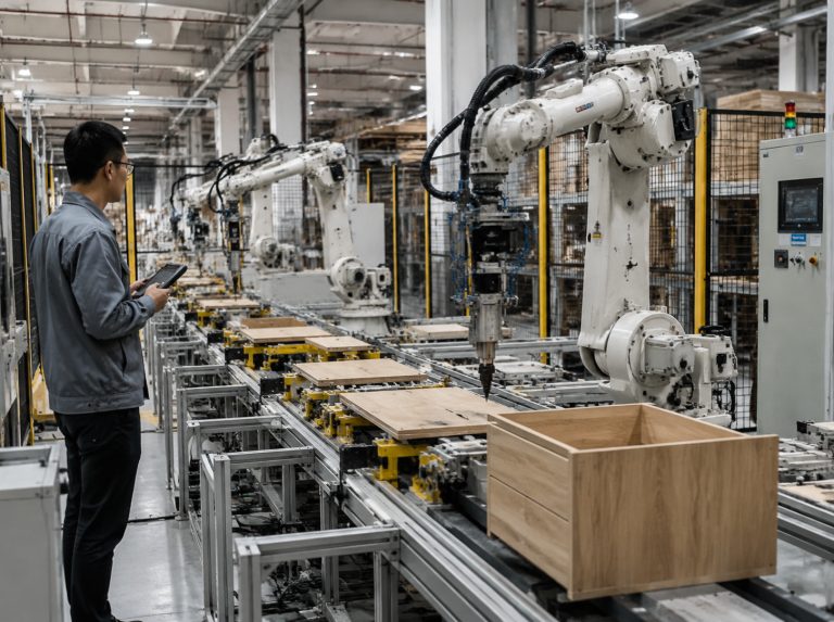 卓资县机器人智能装配生产线
